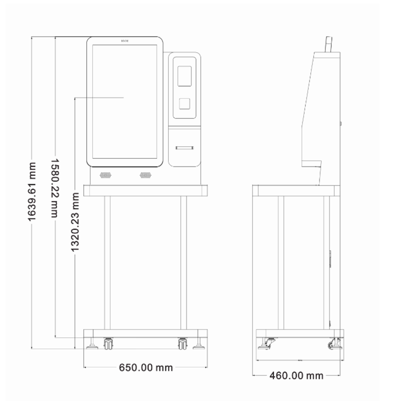 豪華型自助借還書機